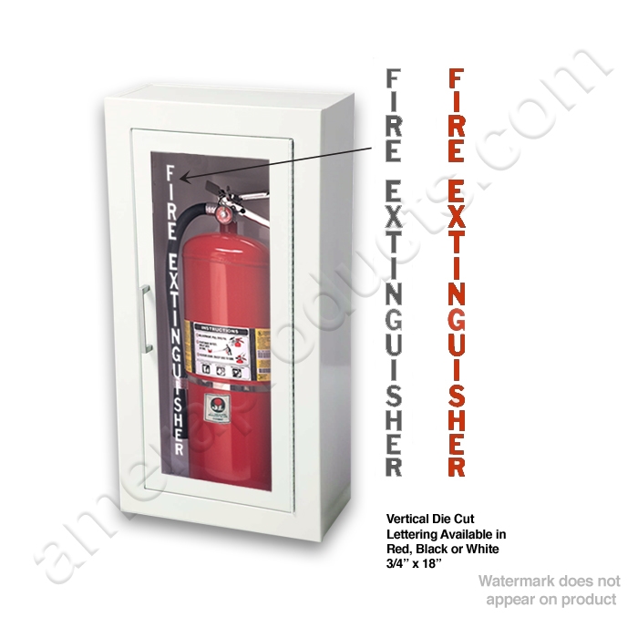 JL Ambassador 8113F10 Surface Mounted 5 lbs. Fire Extinguisher Cabinet